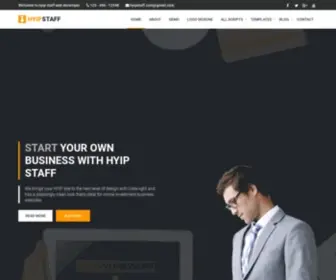 Hyipstaff.com(Get Ready Fully Hyip Website and all other websites Hyip script with free Domain and Hosting and free hyip templates hyip script high yeld investment software include domain and hosting with professional templates Ready hyip maker) Screenshot