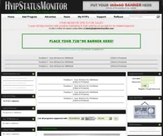 Hyipstatusmonitor.com(BEST HYIP PROGRAMS) Screenshot