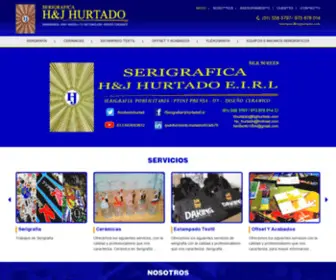 HYjhurtado.com(Lider en Serigrafia Publicitaria) Screenshot