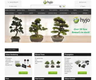 Hyjo.co.uk(London's hydroponics Superstore grow room supplies and equipment from Hyjo) Screenshot