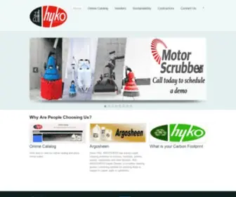 Hyko.com(Hy-Ko Supply) Screenshot