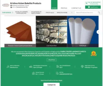 Hylambakelite.com(Krishna Hylam Bakelite Products) Screenshot