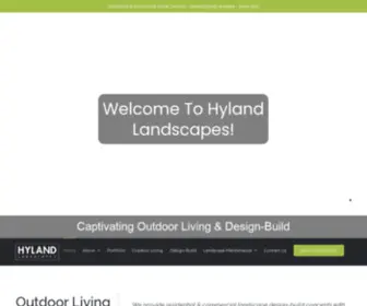 Hylandlandscapes.com(Outdoor Living Specialists) Screenshot