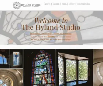 Hylandstudio.com(Stained Glass) Screenshot