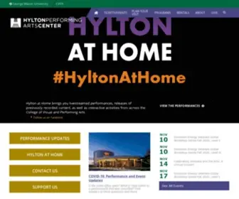 HYltoncenter.org(Hylton Performing Arts Center) Screenshot