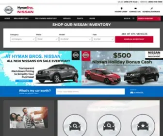 Hymanbrosnissan.com(Hyman Bros Nissan) Screenshot