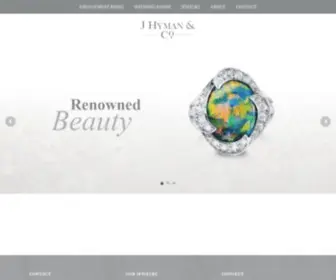 Hymancompany.com(Custom Jewelry) Screenshot