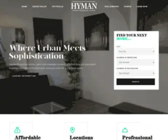 Hymanproperties.com(Hyman Properties) Screenshot