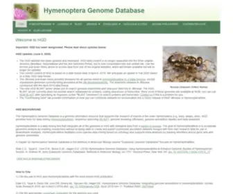 Hymenopteragenome.org(HGD) Screenshot