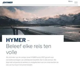 Hymer.com(Freizeitfahrzeuge in Premiumqualität) Screenshot