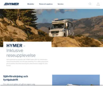 Hymer.se(Fritidsfordon i premiumkvalitet) Screenshot