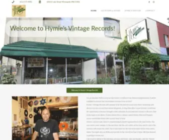 Hymiesrecords.com(Hymies Vintage Records) Screenshot