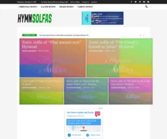 HYMnsolfas.com(Solfa Notation of Hymns) Screenshot