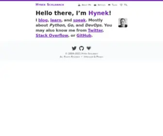 Hynek.me(Hynek Schlawack) Screenshot