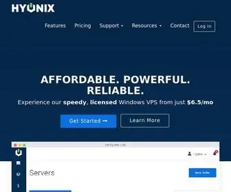 Hyonix.com(Solid and affordable Windows VPS RDP) Screenshot