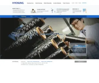 Hyosung.com(효성그룹) Screenshot