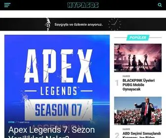 Hypasos.com(Lider oyun ve teknoloji rehberleri sitesi) Screenshot