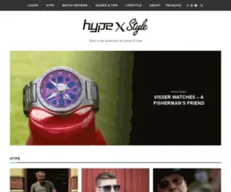 Hypeandstyle.fr(Blog de mode et montres pour homme) Screenshot