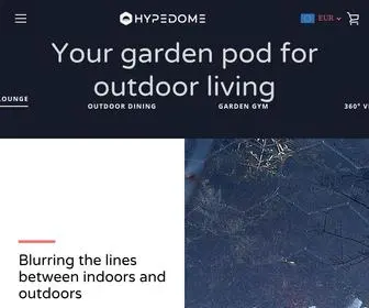 Hypedome.com(Build Your Garden Igloo or Indoor Pod) Screenshot