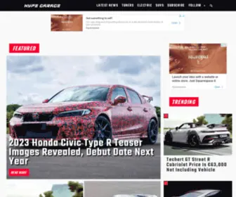 Hypegarage.com(Hype Garage) Screenshot