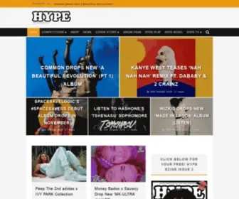 Hypemagazine.co.za(Hype Magazine) Screenshot