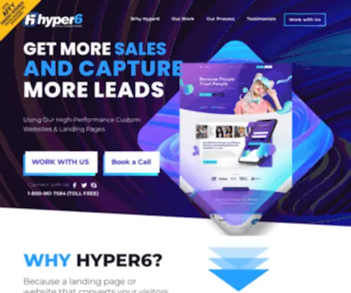 Hyper6.com(The Design and Conversion Experts) Screenshot