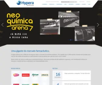 Hypera.com.br(Hypera Pharma) Screenshot