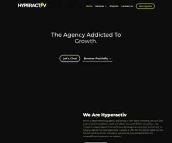 Hyperactivagency.com(Hyperactiv Agency) Screenshot