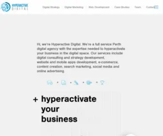 Hyperactivedigital.com(Digital Agency Perth) Screenshot
