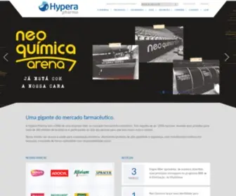 Hyperapharma.com.br(Hypera Pharma) Screenshot