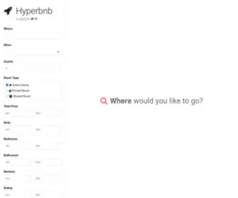 Hyperbnb.com(Supercharge your Airbnb searches) Screenshot