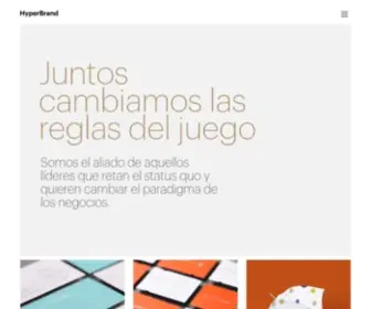 Hyperbrand.com.mx(Design the Future) Screenshot