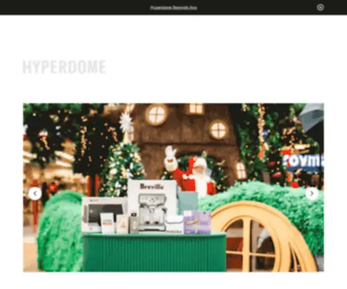 Hyperdomeshopping.com.au(Hyperdome Shopping Centre) Screenshot