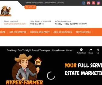 Hyperfarmer.com(Digital Real Estate Marketing) Screenshot