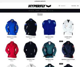 Hyperfly.fr(Kimonos & accessoires de Jiu) Screenshot