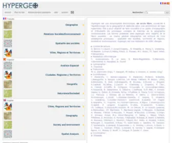 Hypergeo.eu(Accueil) Screenshot