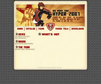 Hyperhockey.com(Hyper Hockey) Screenshot