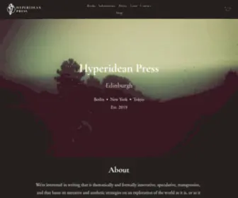 Hyperideanpress.com(Hyperidean press) Screenshot