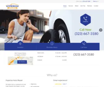 Hyperionautorepair.com(Hyperion Auto Repair Service) Screenshot