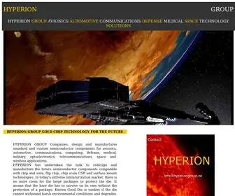 Hyperiongroup.co(Gold Chip Space Technology Space Semiconductor Technology for space) Screenshot