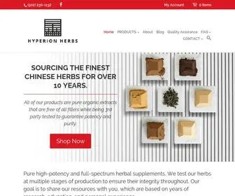 Hyperionherbs.com(Hyperion Herbs) Screenshot