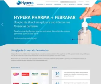 Hypermarcas.com.br(Hypera Pharma) Screenshot