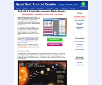 Hypernextandroid.com(Create Your Own Apps for Android Kindle with HAC) Screenshot