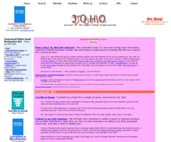 Hyperorg.com(Free journal about how the Web) Screenshot