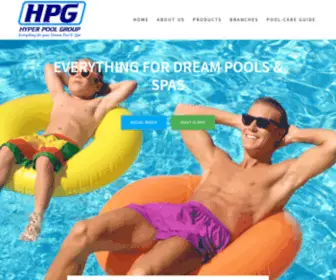 Hyperpoolgroup.co.za(Hyper Pool Group Everything for your dream pool or spa) Screenshot