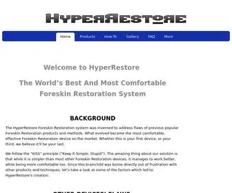Hyperrestore.com(Hyperrestore) Screenshot