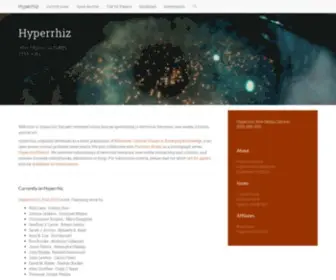 Hyperrhiz.io(Hyperrhiz) Screenshot