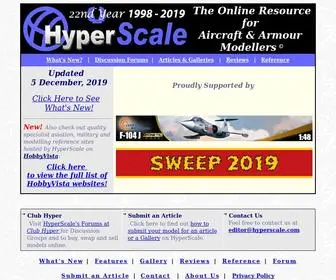 Hyperscale.com(An Online Magazine for Aircraft and Armour Modellers) Screenshot