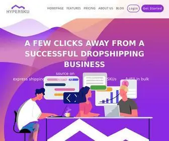 Hypersku.com(Find Best Dropshipping Products) Screenshot