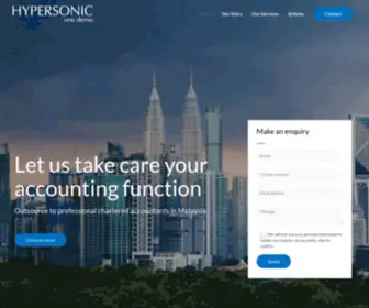 Hypersonicone.com(Hypersonic One) Screenshot